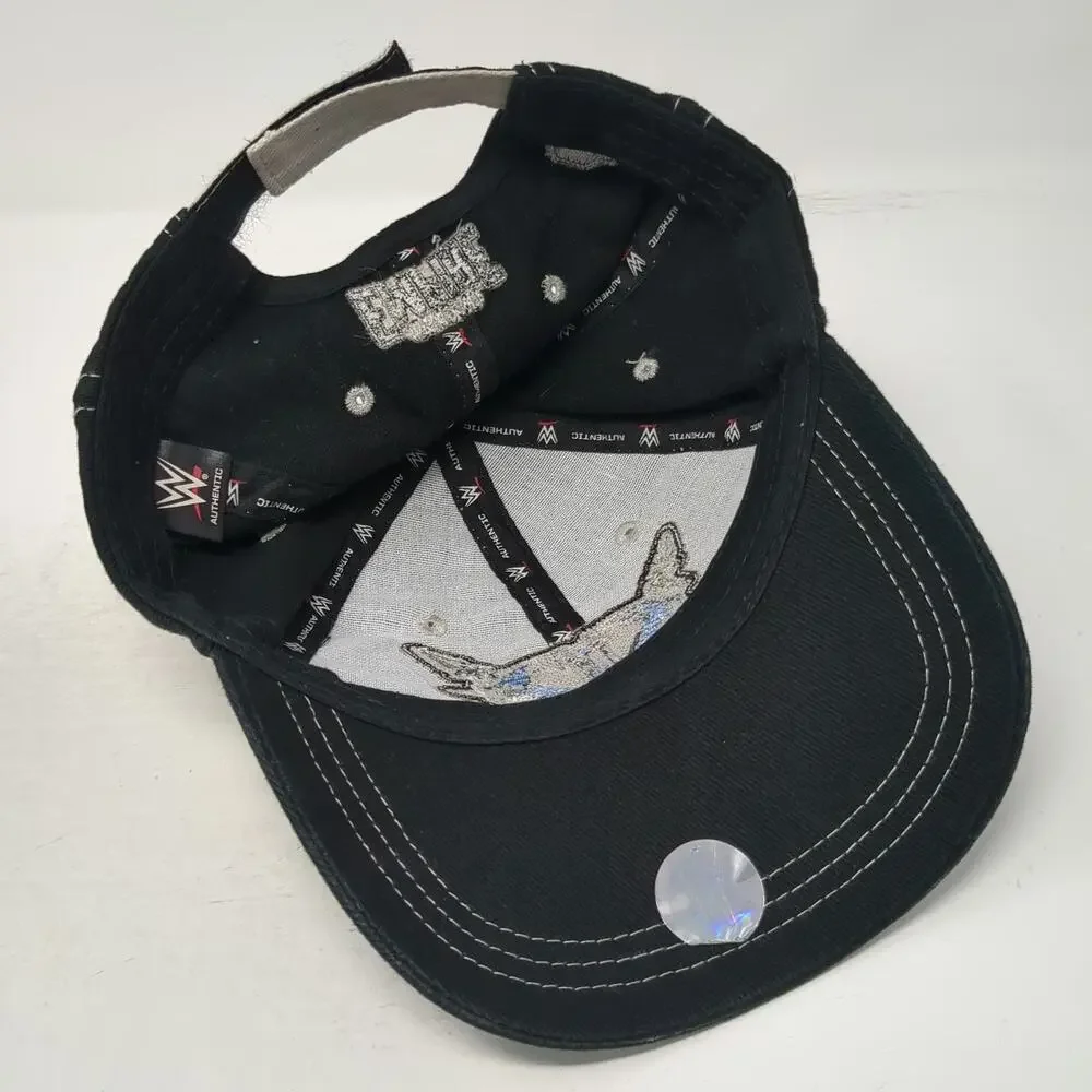 WWE Authentic Roman Reigns Roman Empire Black Baseball Cap One Size Hat Shield
